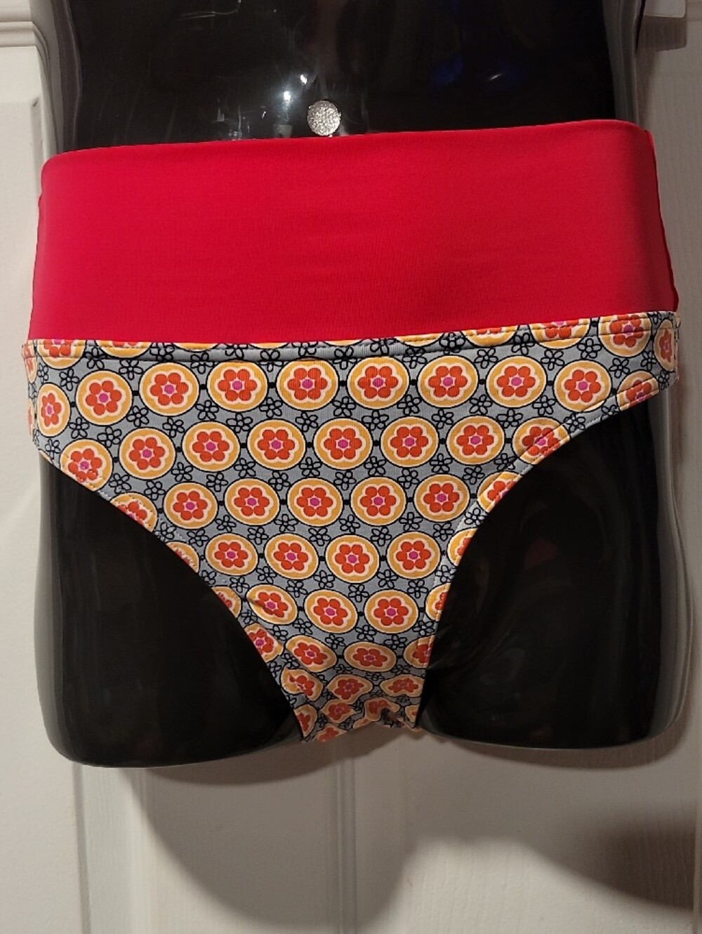 Freya Halter Bikini with Patterned High-Waist Briefs - Picture 3 of 8